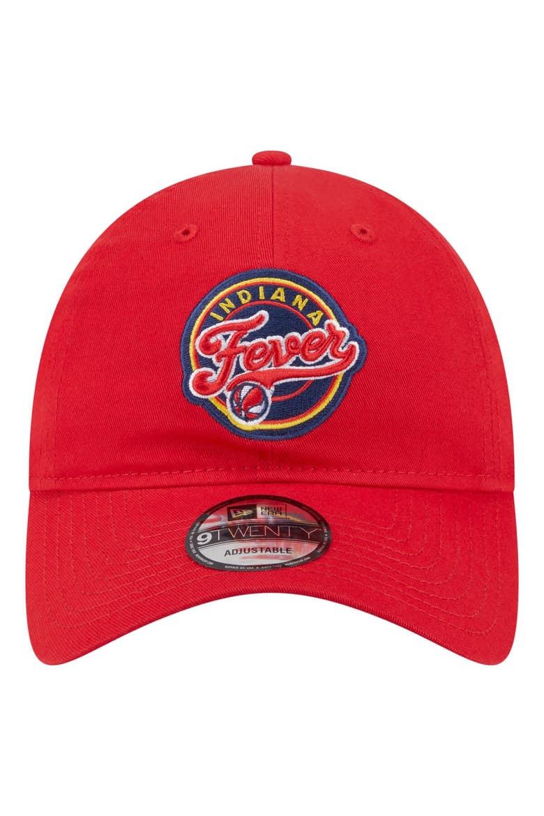 Unisex New Era  Red Indiana Fever 9TWENTY Established Date Side Patch Hat, Alternate, color, Red