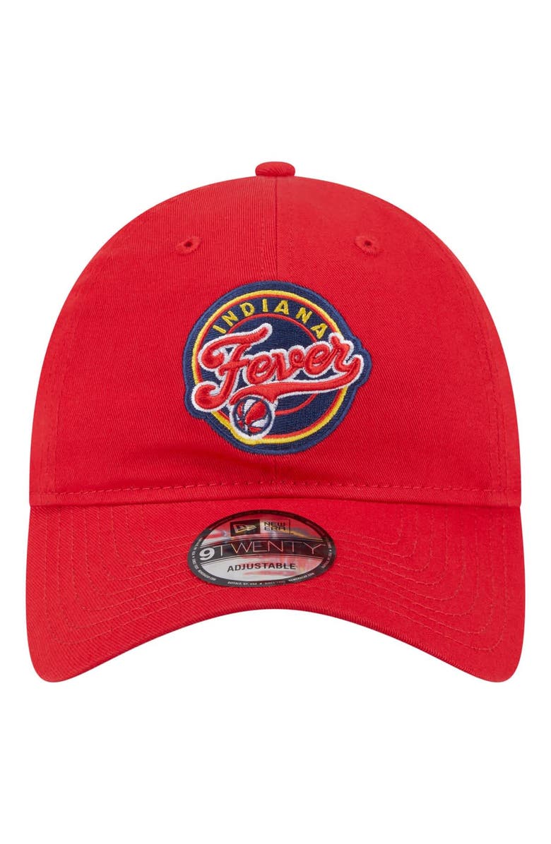 New Era Unisex New Era  Red Indiana Fever 9TWENTY Established Date Side Patch Hat, Alternate, color, Red