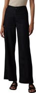 Faherty Sun Strider Wide Leg Linen Pants