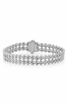 Double Row Weave Bracelet