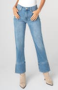 Liverpool Kennedy Straight Leg Slit Cuff Jeans