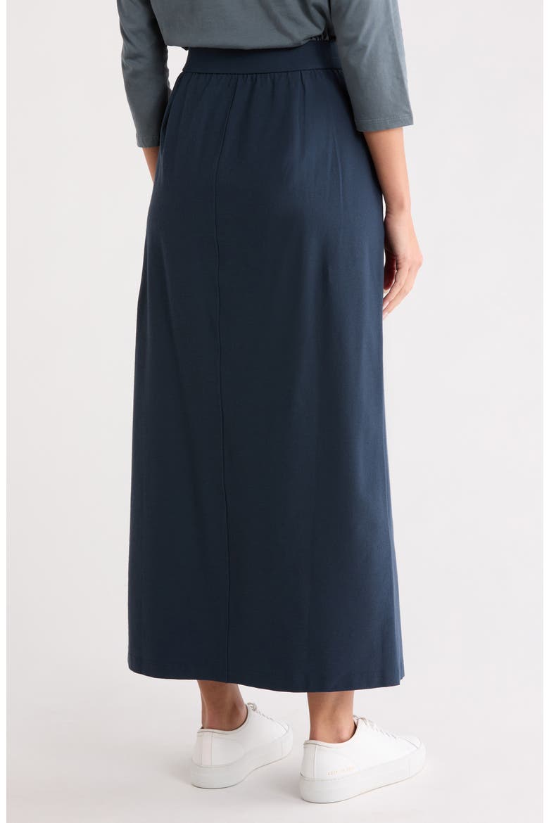 Front Slit Maxi Skirt, Alternate, color, DEEP ADRIATIC