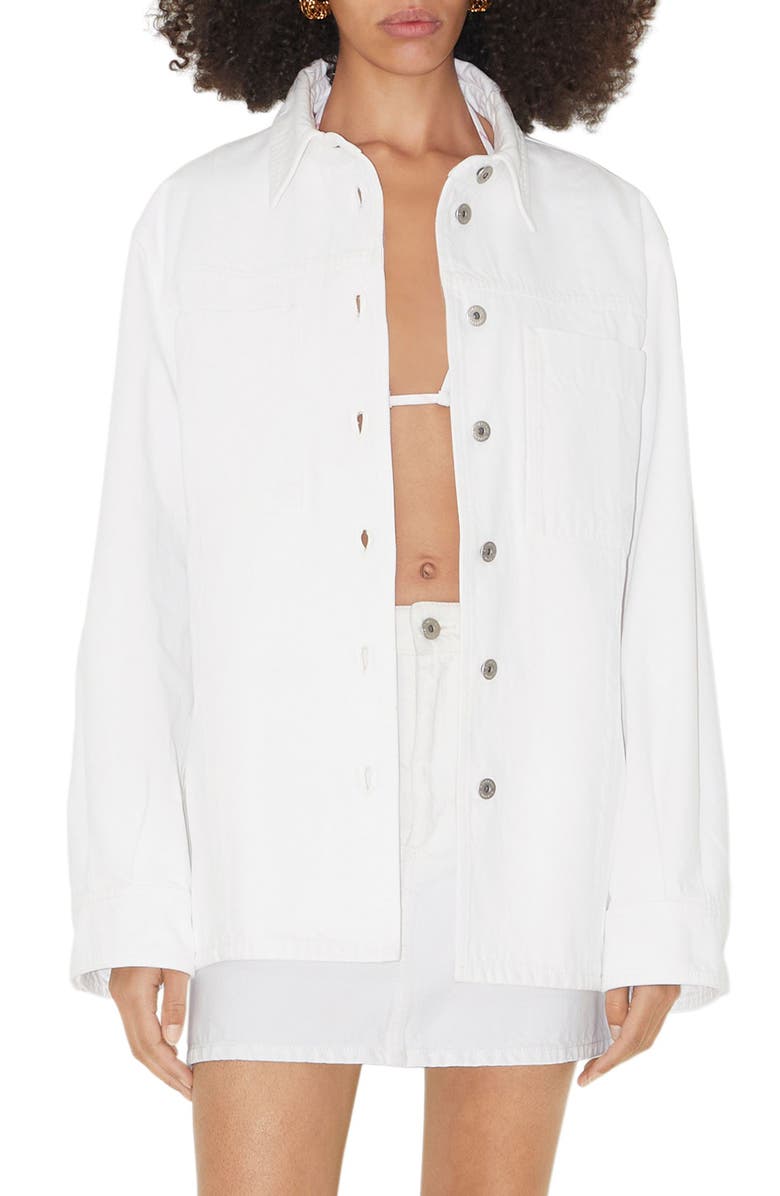 Burberry Benssen Denim Overshirt, Main, color,
