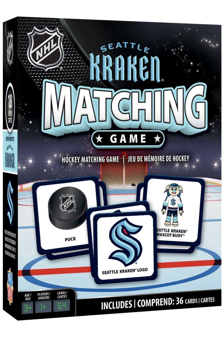 Seattle Kraken Matching Game, Main, color, Multicolor