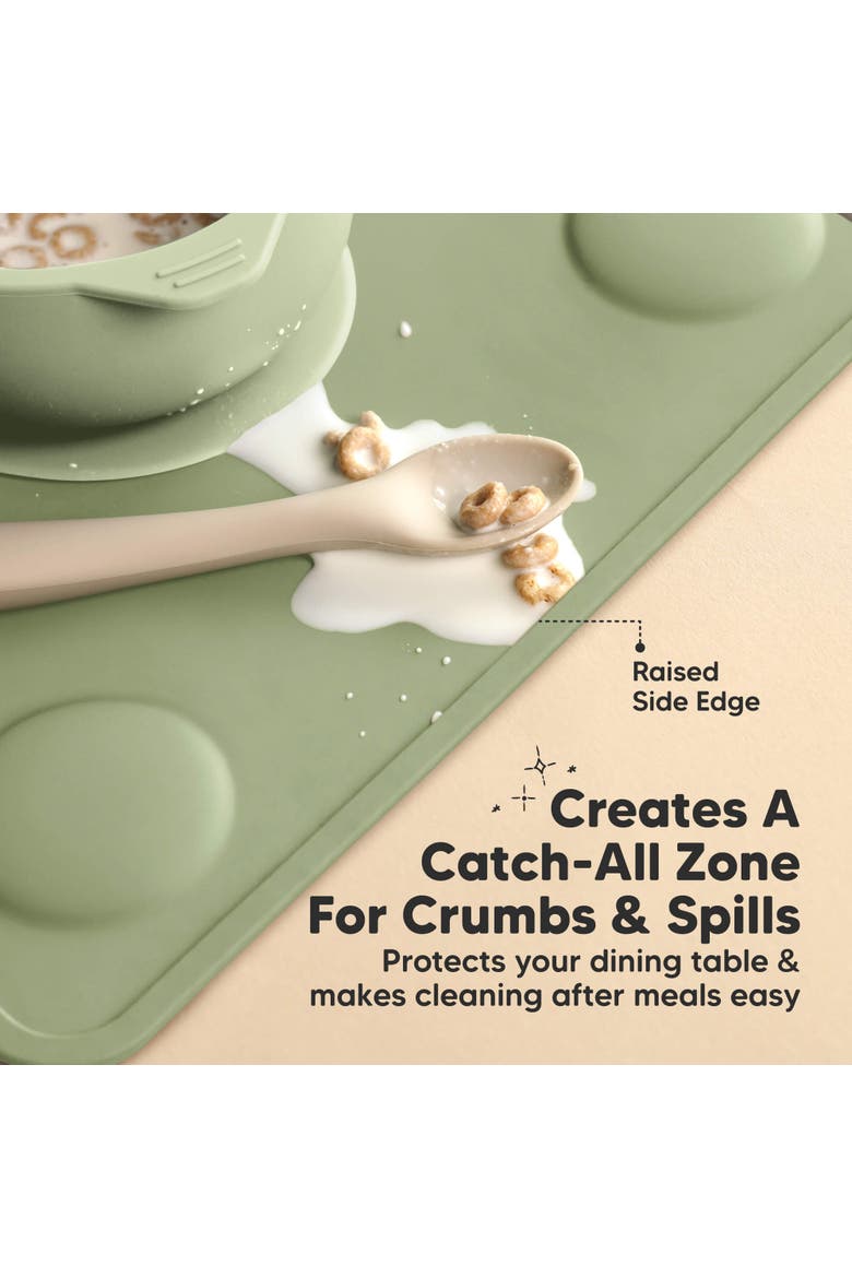 2-Pack Prep Silicone Placemats, Alternate, color, Sage