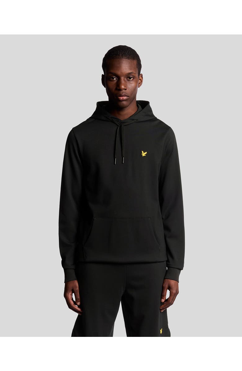 Lyle & Scott Fly Fleece Long Sleeve Hoodie, Main, color, Jet Black