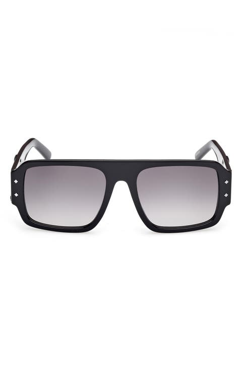 55mm Polarized Navigator Sunglasses