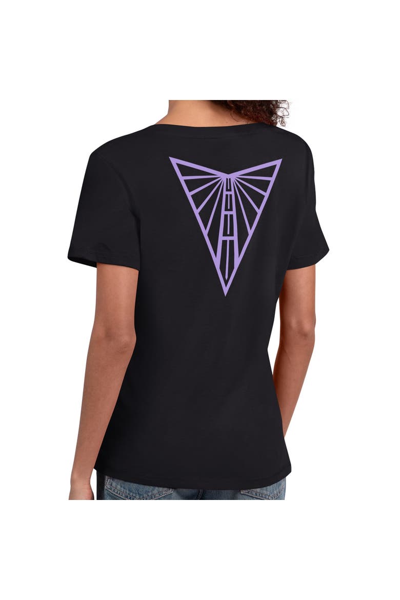 Women's Starter  Black Golden State Valkyries WNBA 30th Anniversary Scoop Neck T-Shirt, Alternate, color, Black