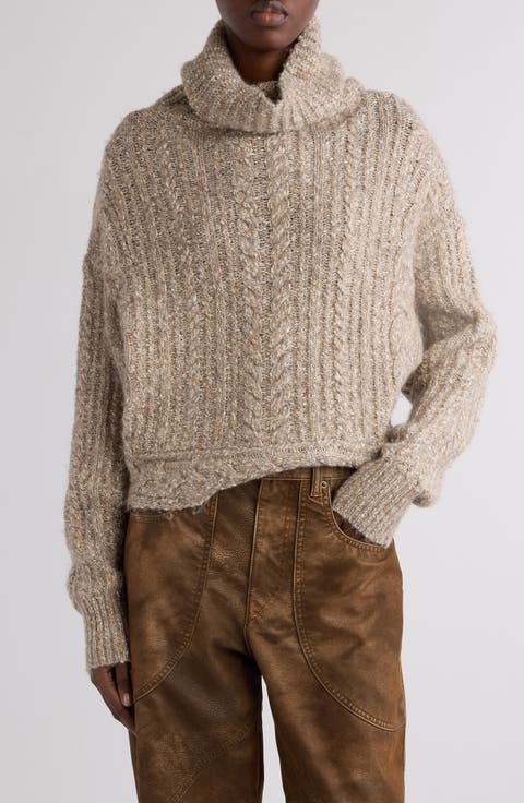 Brenda Cotton Blend Cowl Neck Sweater