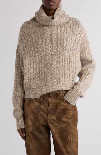 Isabel Marant Étoile Brenda Cotton Blend Cowl Neck Sweater