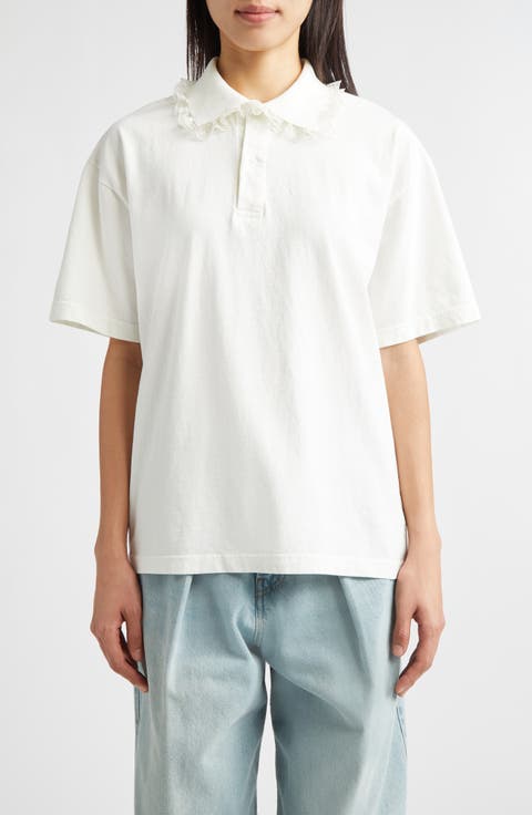 Gender Inclusive Cletus Lace Trim Polo