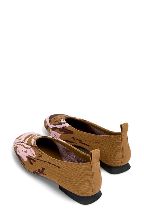Camper Casi Myra Knit Flat In Brown