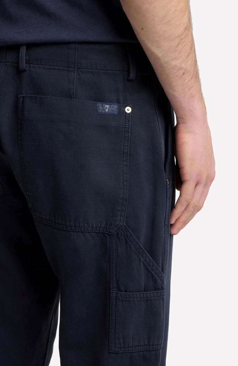 7 For All Mankind Cotton & Linen Carpenter Chinos, Alternate, color, Linen Dark Navy