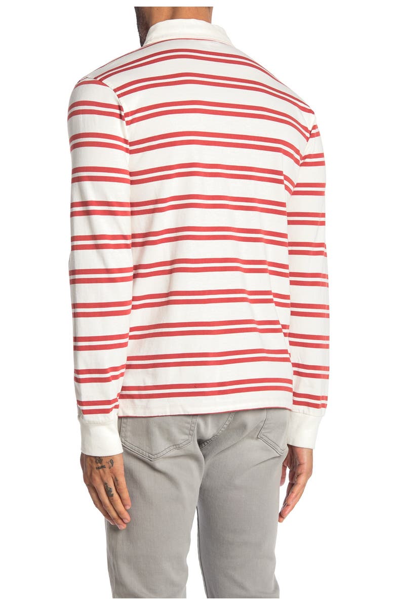 FRAME Stripe Print Rugby Shirt, Alternate, color, 