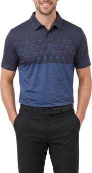 Ben Sherman Colorblock Geo Performance Polo