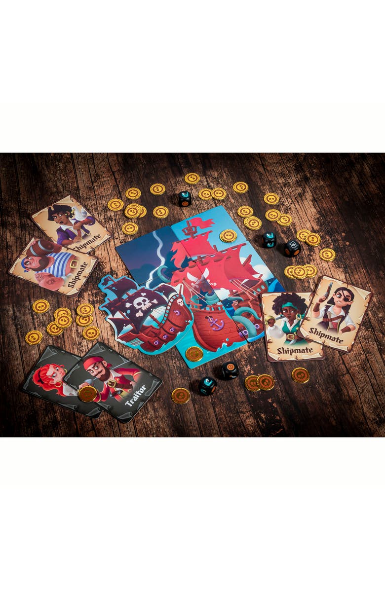 Professor Puzzle Traitor's Tide Treasure & Treachery Dice Game, Alternate, color, Multicolored