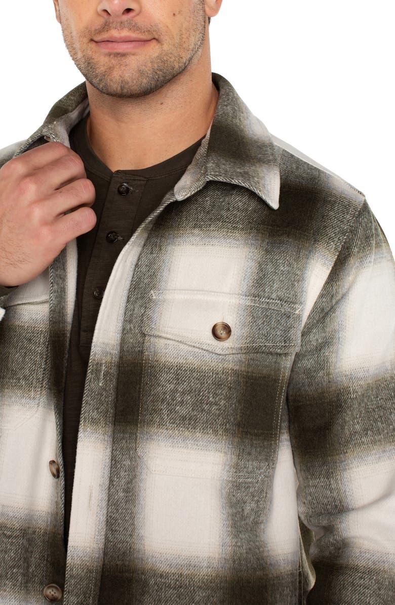 Liverpool Plaid Shirt Jacket, Alternate, color, 
