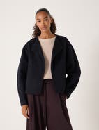 Hush Linnie Double Faced Collarless Jacket