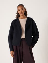 Hush Linnie Double Faced Collarless Jacket