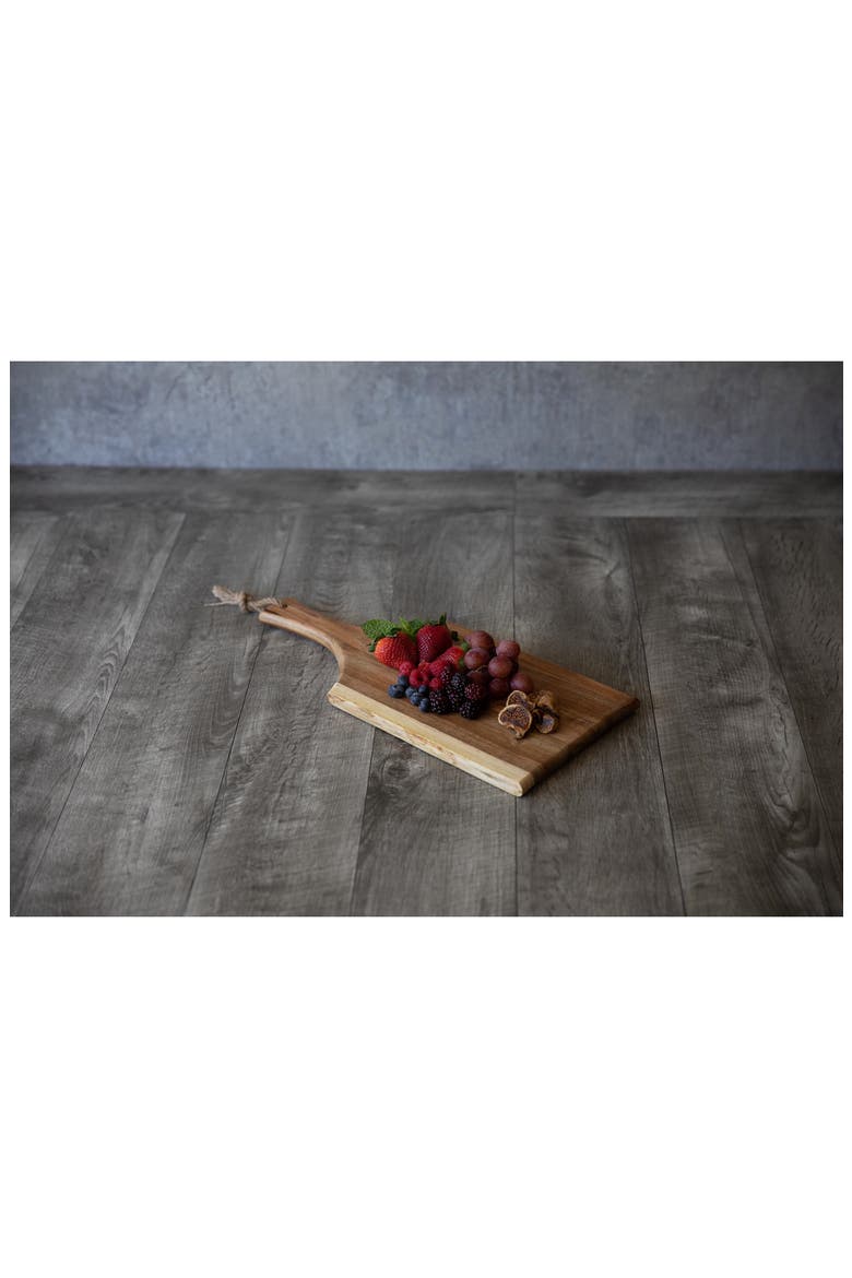 TOSCANA Artisan Acacia Serving Plank, Alternate, color, BROWN