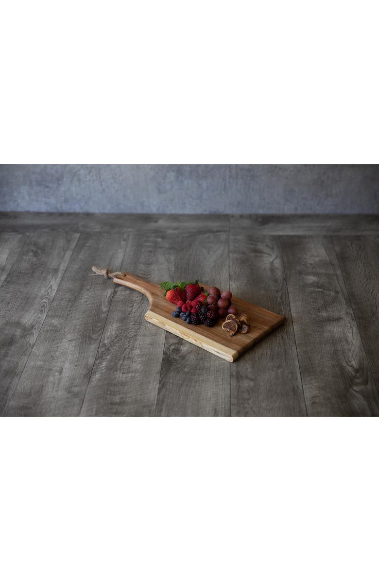 Toscana a Picnic Time Brand TOSCANA Artisan Acacia Serving Plank, Alternate, color, Brown