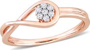 DELMAR Diamond Infinity Promise Ring