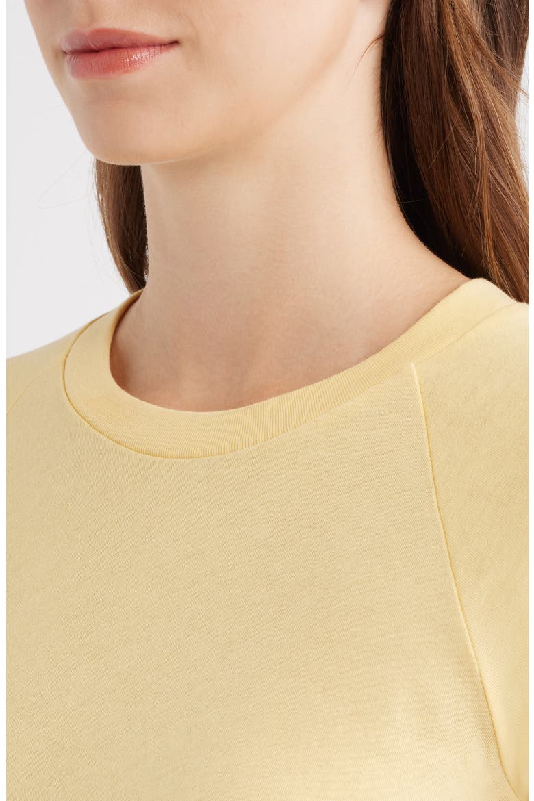Ryn Ringer Cotton T-Shirt, Alternate, color, LIGHT TUMERIC