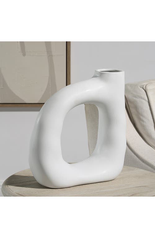 Renwil Doppio Decorative Vase In White