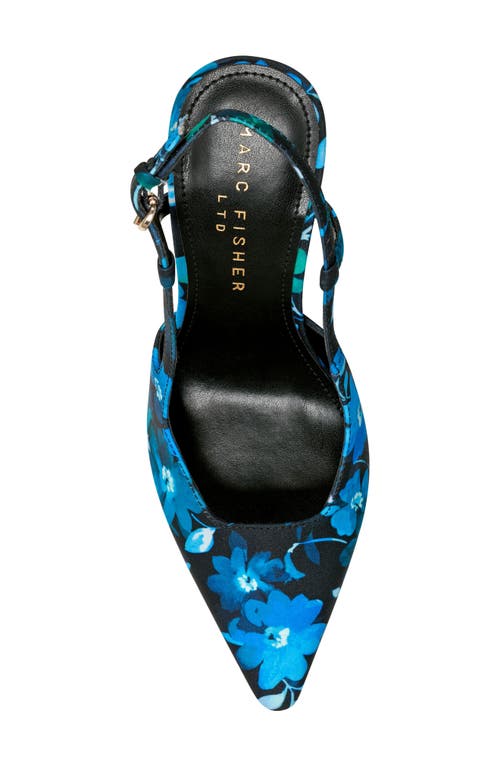 Marc Fisher Ltd Torry Slingback Pointed Toe Pump In Blue
