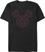 Mickey & Friends Men's Mickey & Friends Fireworks Logo Graphic T-Shirt