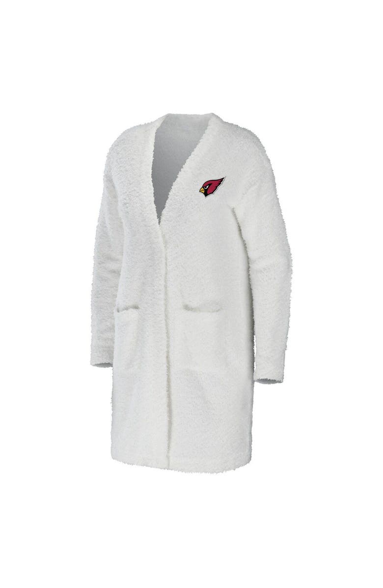 WEAR by Erin Andrews Women's WEAR by Erin Andrews Cream Arizona Cardinals Cozy Lounge Cardigan Sweater, Alternate, color, Cream