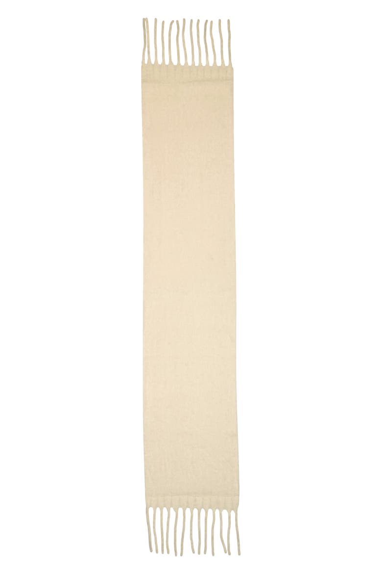 Fringe Blanket Scarf, Alternate, color, IVORY