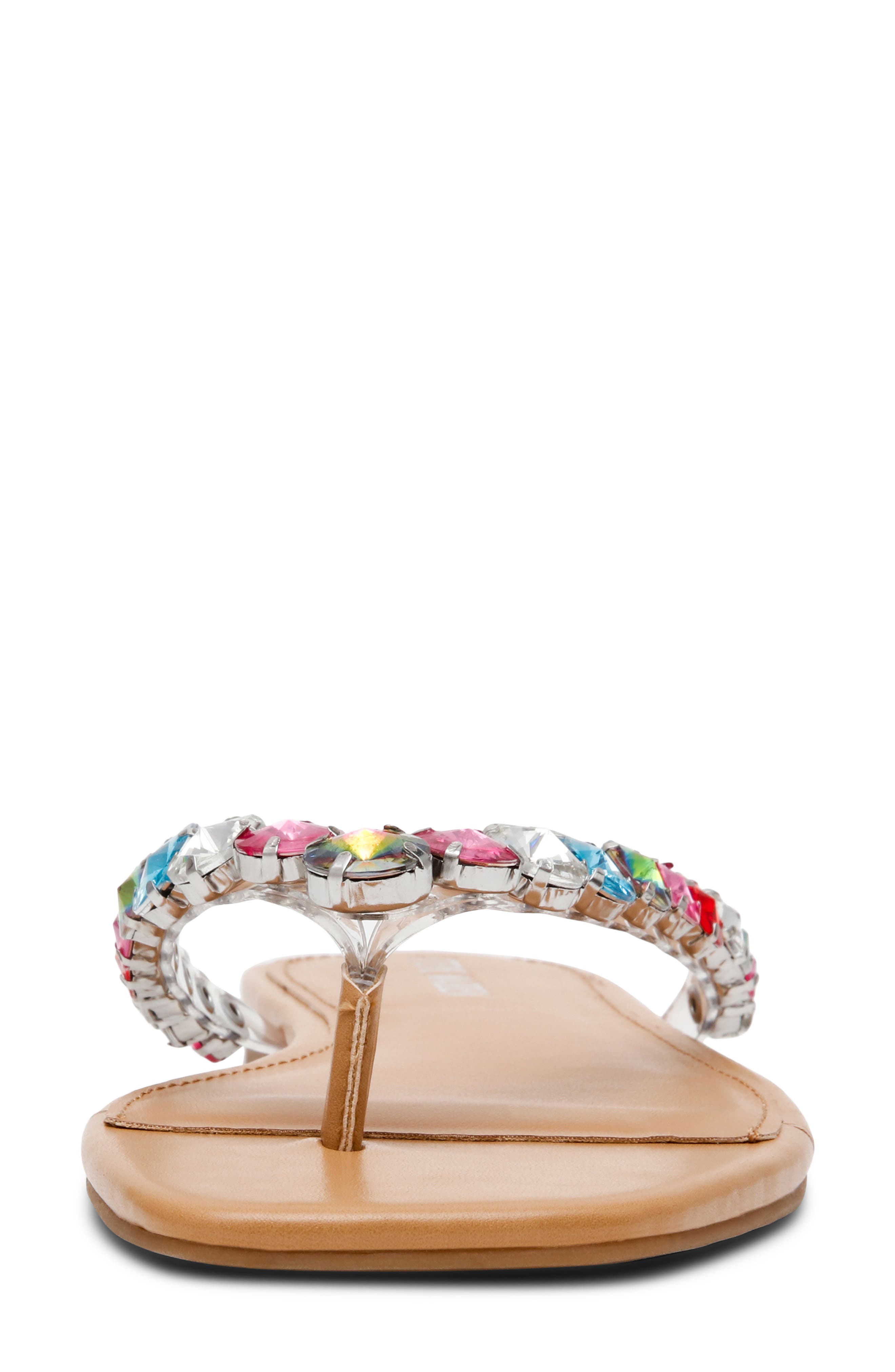 Marble Flip Flop, Alternate, color, BRIGHT MULTI