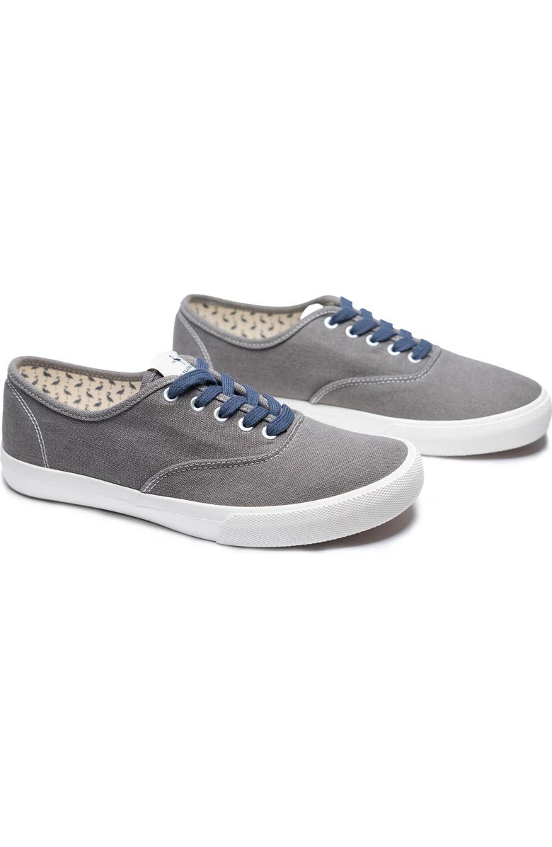 TailorByrd Luke Washed Canvas Sneaker, Main, color, Gray