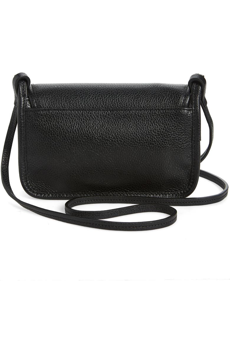 Longchamp Le Foulonné Leather Wallet Crossbody Bag, Alternate, color,