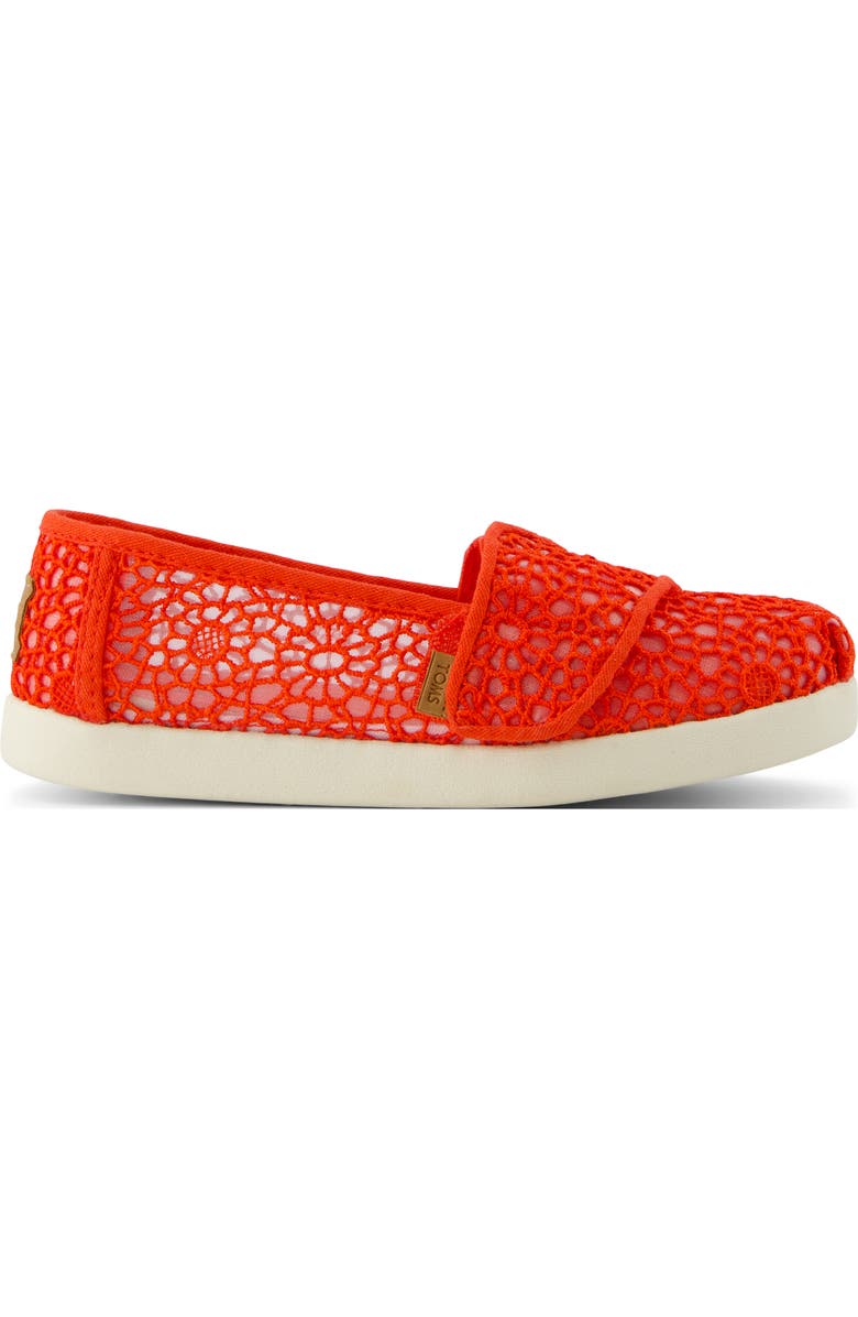 TOMS Alpargata Slip-On, Alternate, color, Red