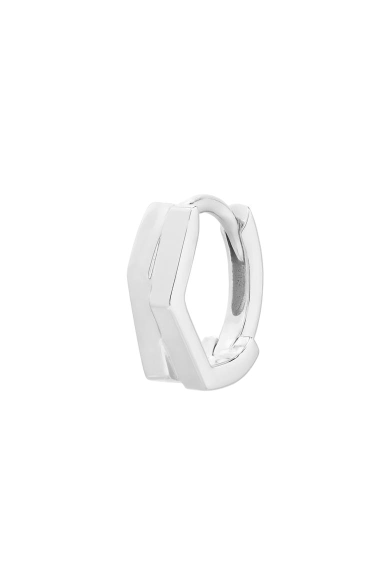 Antifer 2-Row Hoop Earring, Main, color, WHITE GOLD