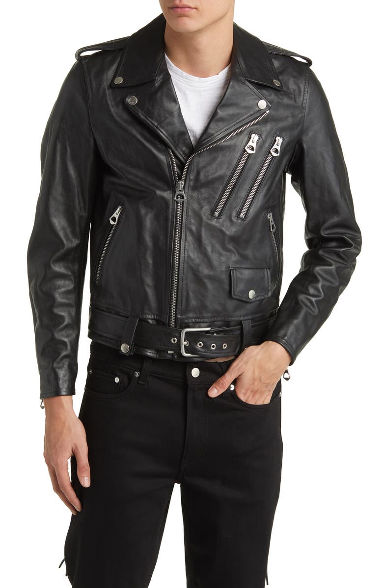 BLK DNM 15 Leather Jacket, Alternate, color, 