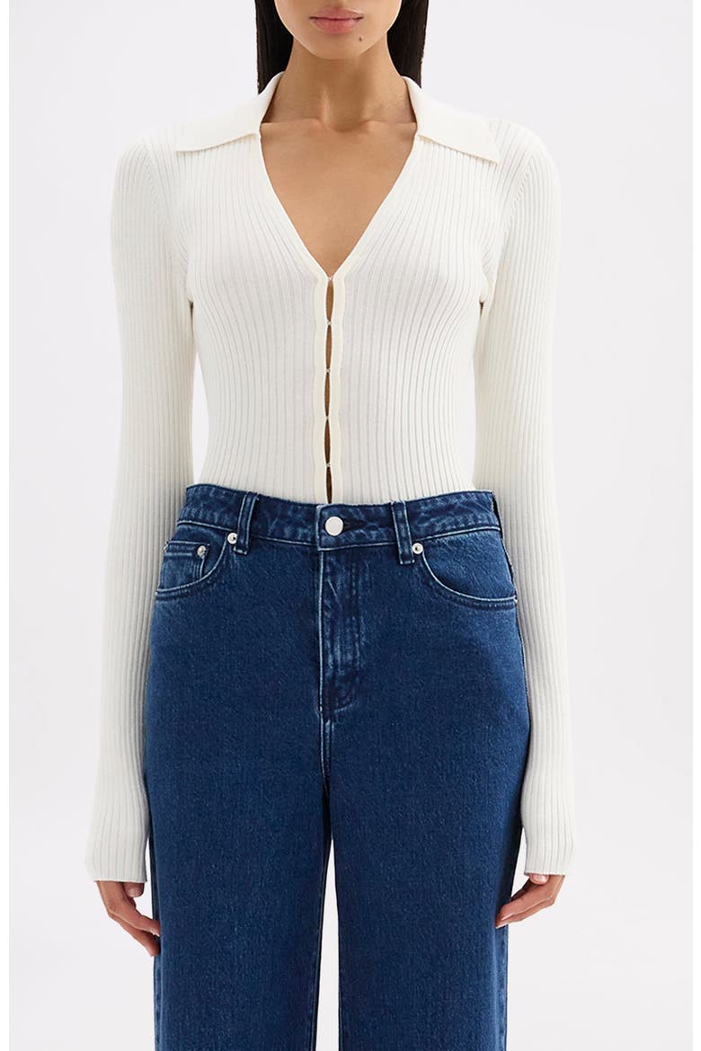 Odette Knit Top, Main, color, Salt