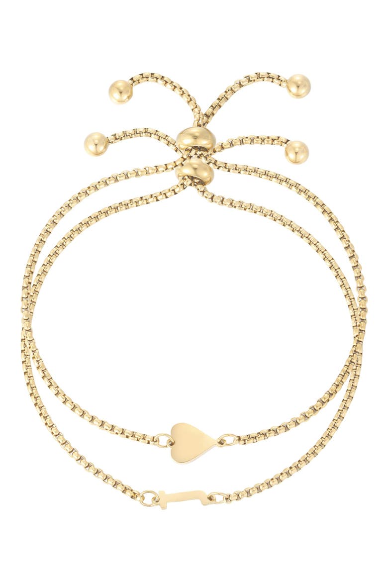 Set of 2 Bracelets, Main, color, GOLD-J