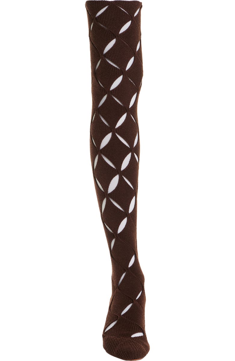 Isa Boulder Thigh High Argyle Boot, Alternate, color,