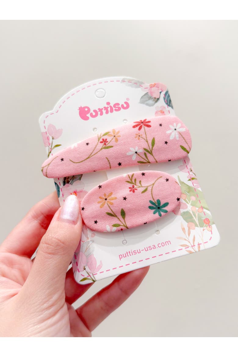 Liberty Floral Hair Clip Set of 6, Alternate, color, Blush Mix