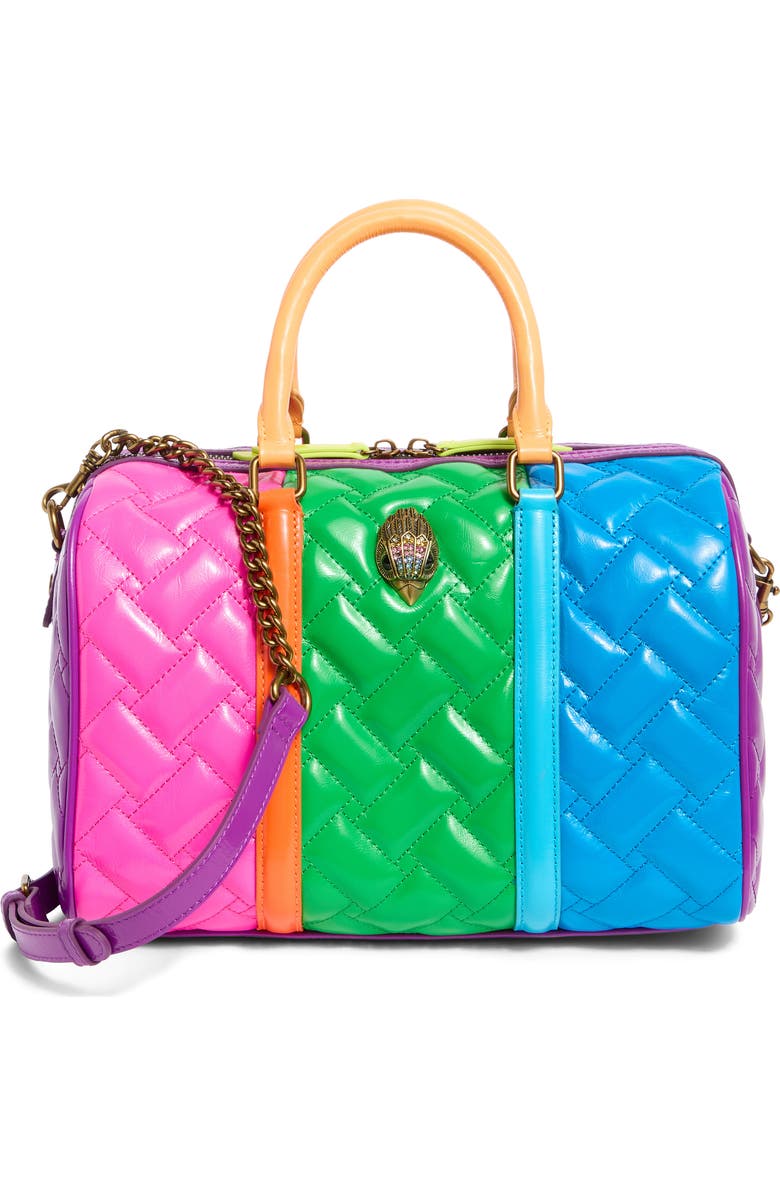 Kurt Geiger London Kensington Boston Quilted Crossbody Bag, Main, color,