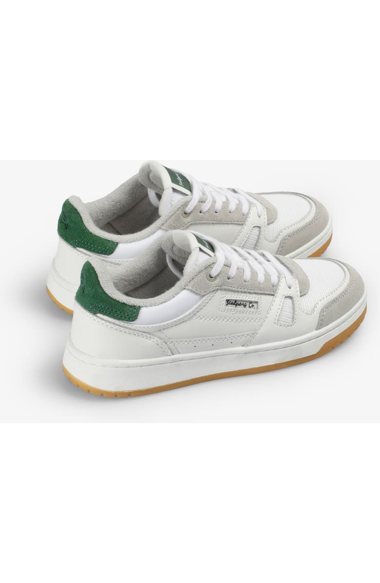 Scalpers Tennis Miles Sneakers Kids, Alternate, color, Whiteduck