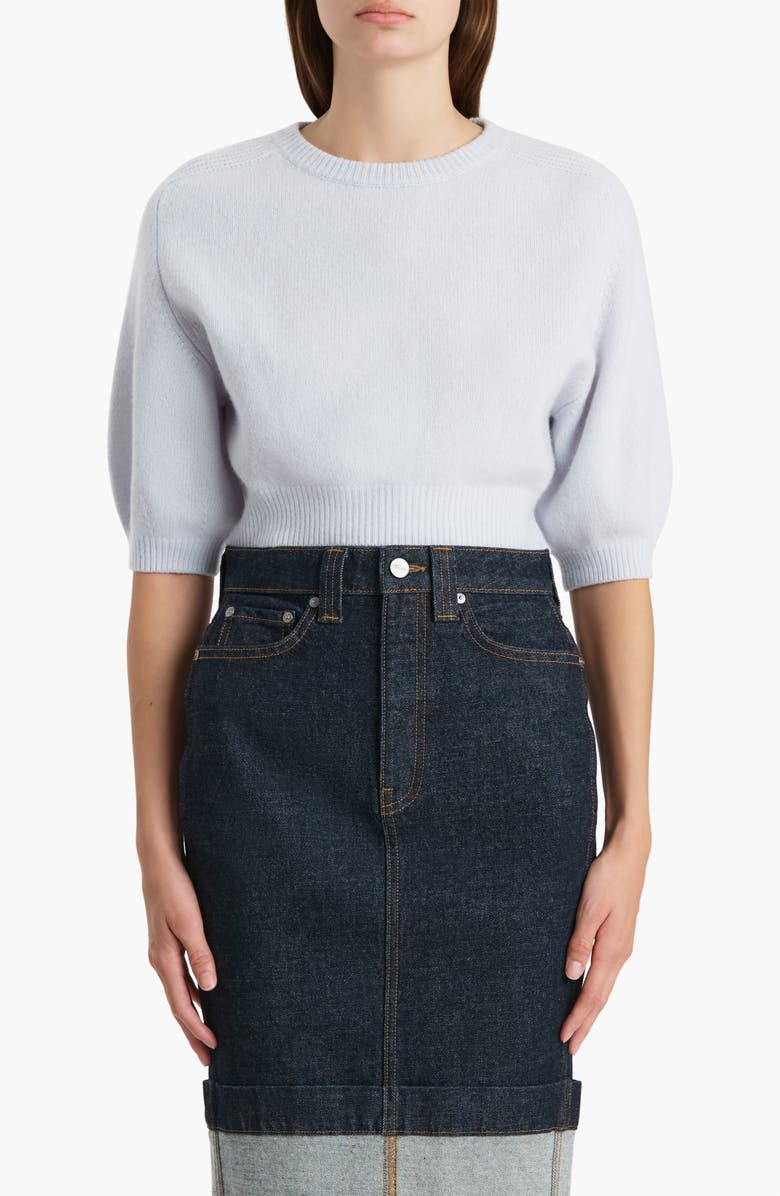 Khaite Lorelai Wool & Cashmere Blend Sweater, Main, color, Ice Blue
