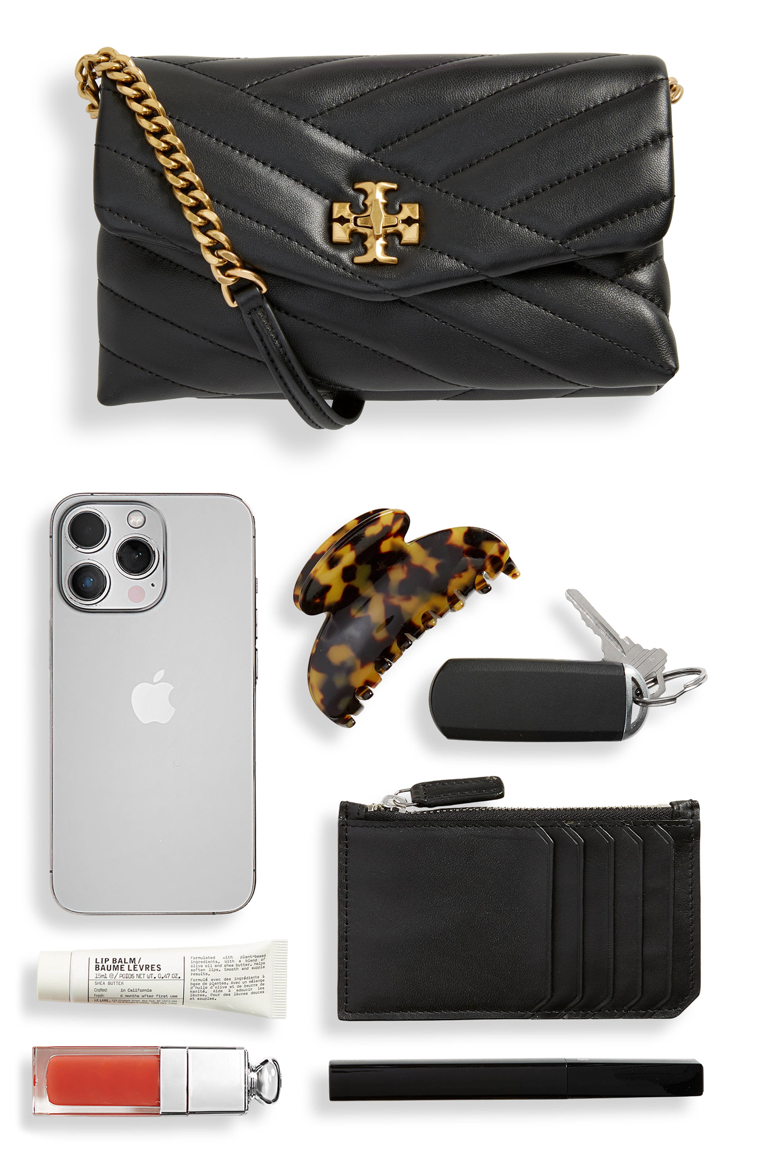 Kira Chevron Crossbody, Alternate, color, BLACK