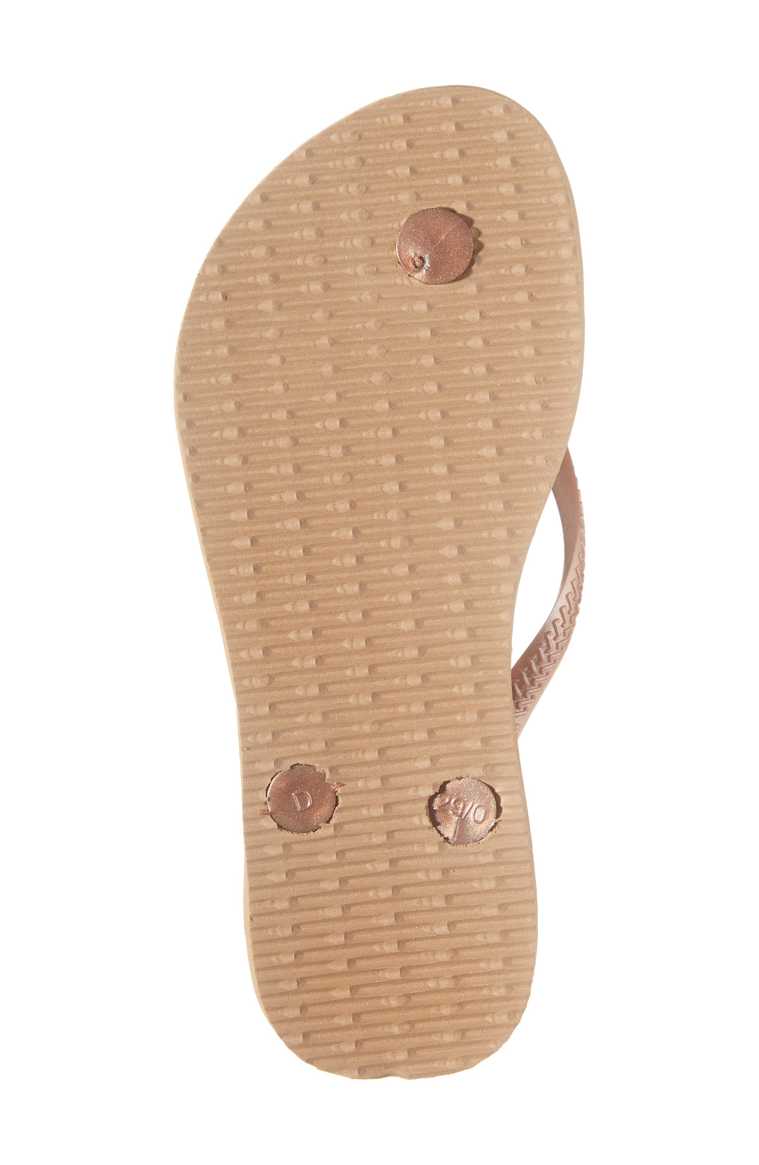 'Slim' Animal Print Flip Flop, Alternate, color, PINK