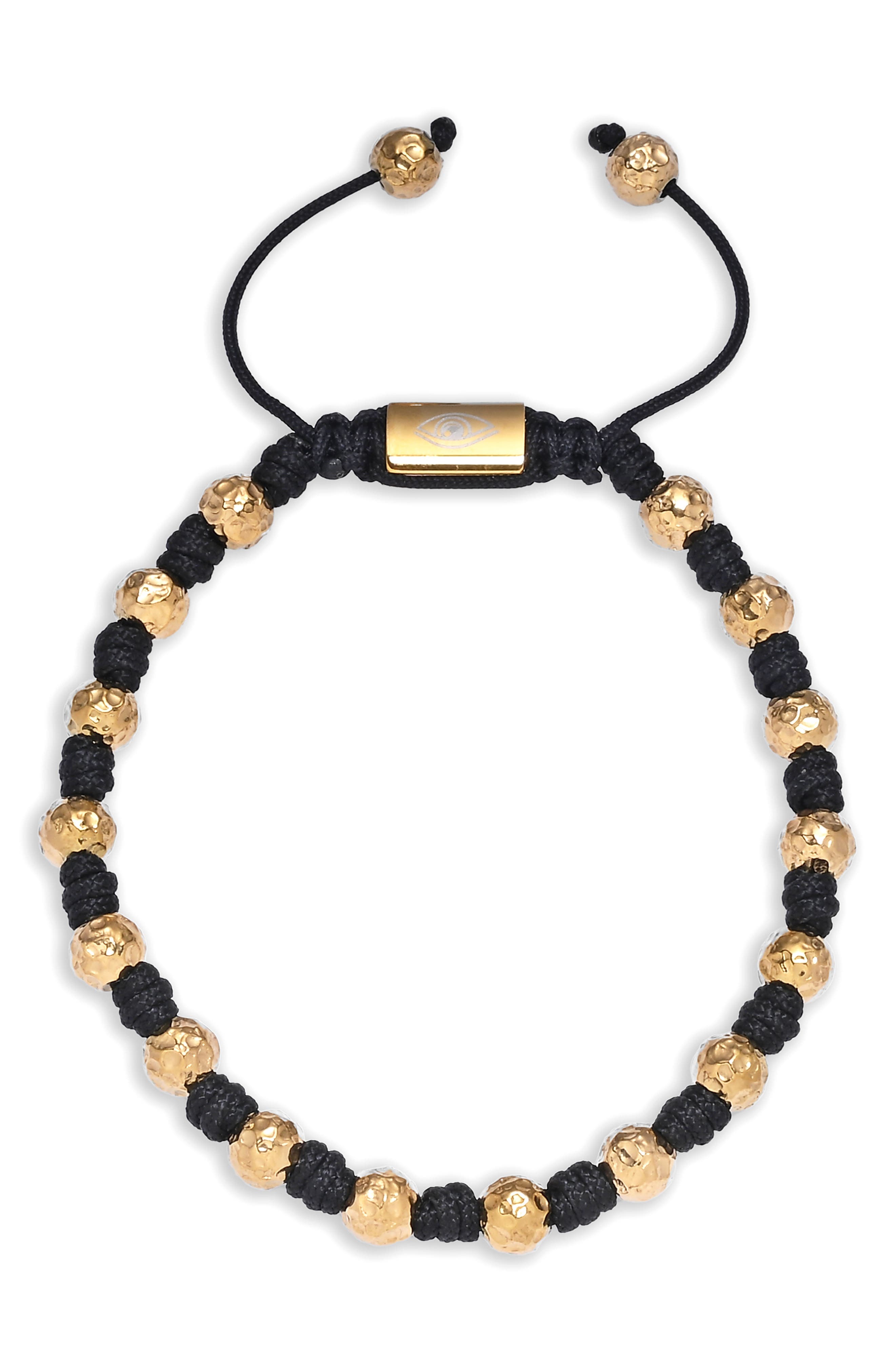 EYE CANDY LOS ANGELES Men's Lorenzo Beaded Slider Bracelet