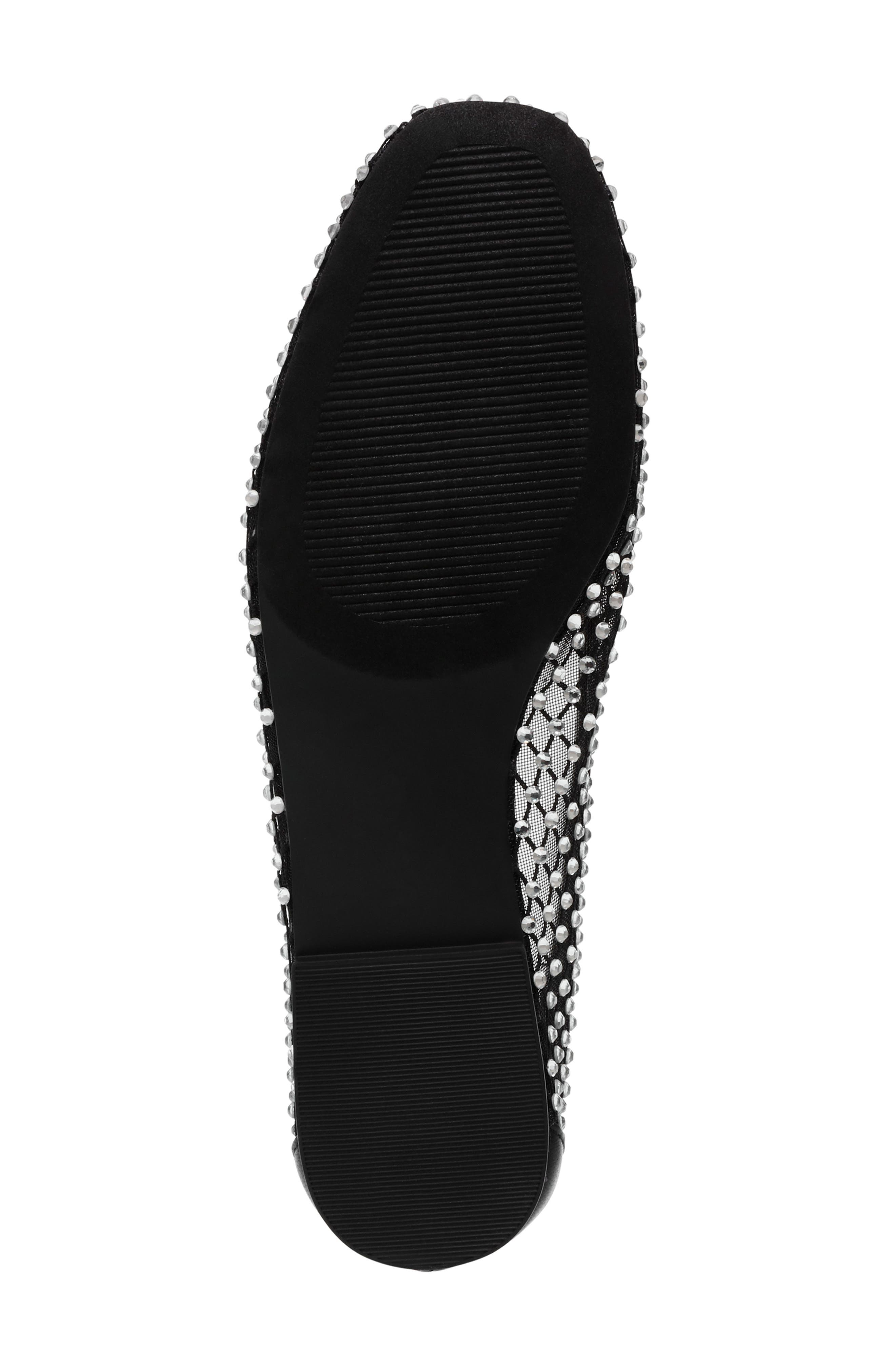 Auden Embellished Flat, Alternate, color, BLACK