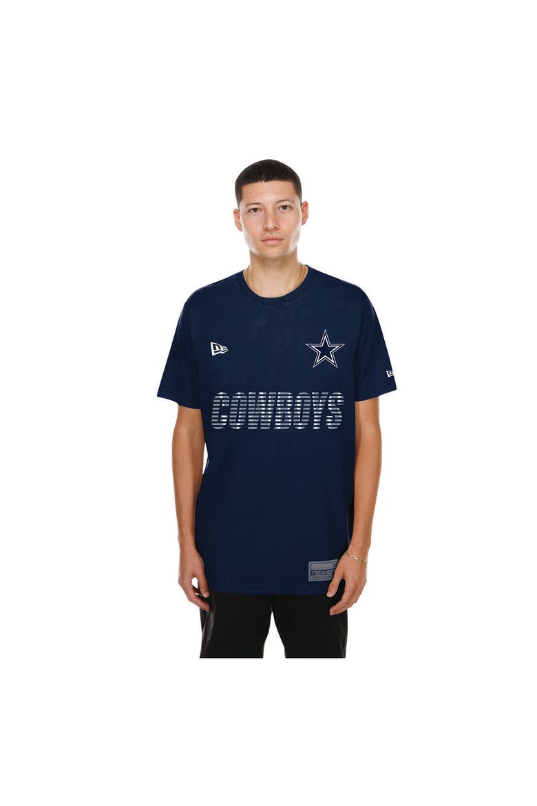 Men's New Era  Navy Dallas Cowboys Match T-Shirt, Alternate, color, Navy